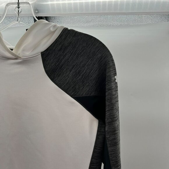 Under Armour Women's Gray/White Colorblock Hoodie Size XS Long Sleeve - Picture 4 of 8